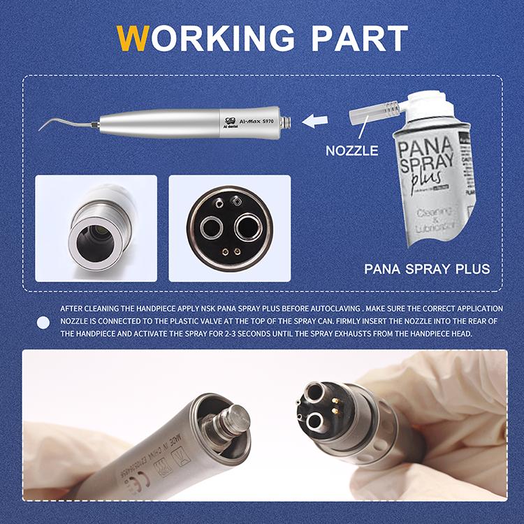 Dental Tools AI-S970-NCL6 High Speed Handpeice Intraoral Tooth Cleaning Dental Handpeice With Nsk Connect