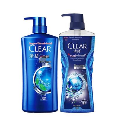 Conjunto CLEAR Shampoo Anti-Caspa e Gel de Banho para Homens