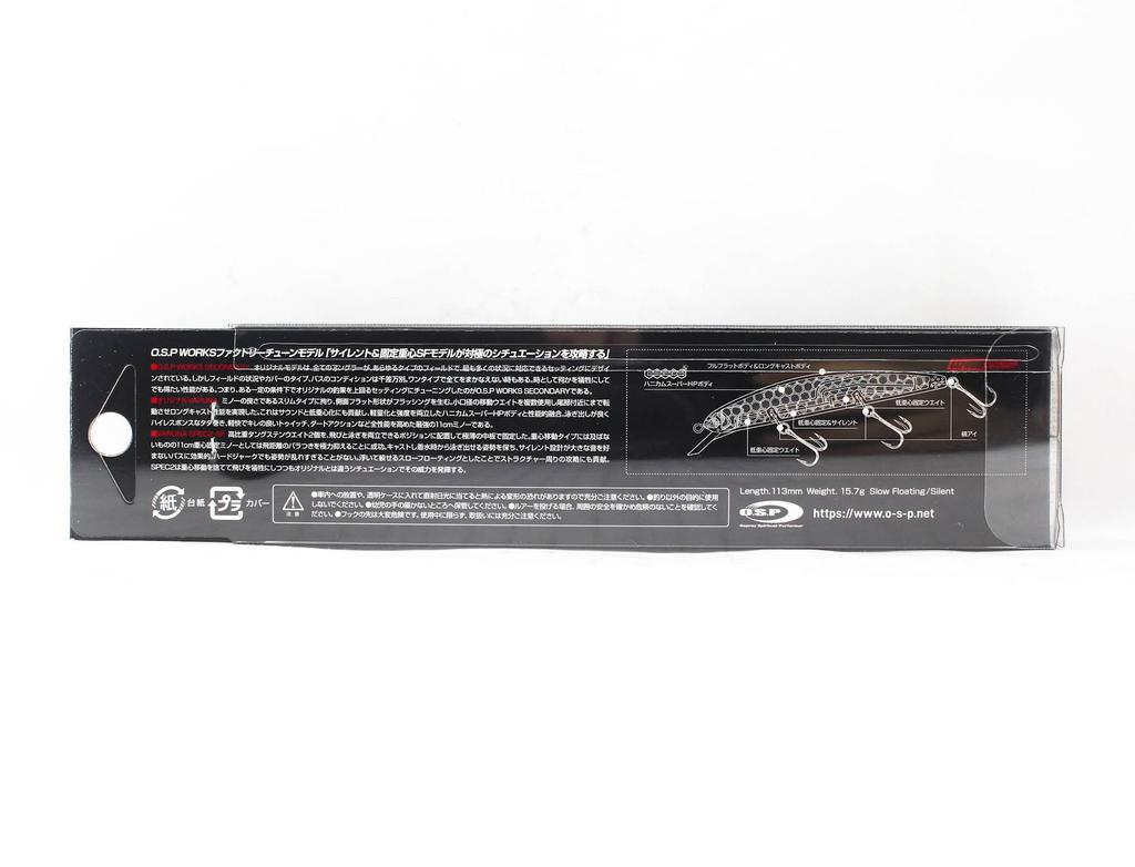 Leurre OSP Varuna 110 SP Suspending Minnow - Perche, H-68 - Neuf, Longueur 113mm