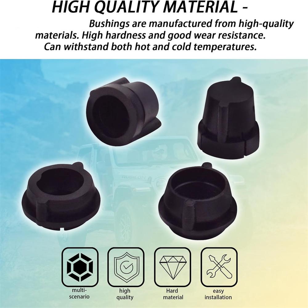 4Pcs Windshield Wiper Linkage Bushings Set Fit For Jeep Wrangler YJ 1987 - 1995
