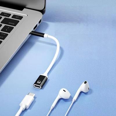 3.5mm Public To Type C Female Flat Head Headphone To Round Head Adapter Cable For Analog Connection To Mobile Phone Converter