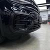 Gloss Black Front Bumper Fog Light Frame with Bright Strip for 2021–2023 Teramont R-line (US Version)