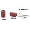 100PCS Drill Mounted Sanding Sleeves for Fine Polishing of Hard Materials Including Stone Jade and Various Metals