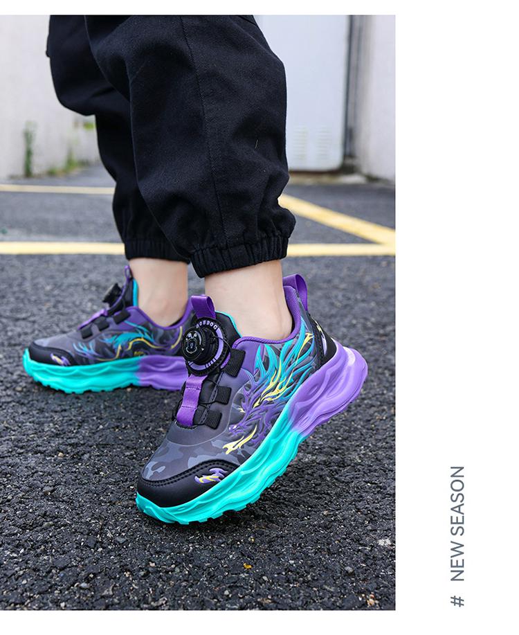 Boys' 2024 Winter Cotton Velvet Sports Shoes - Double Warmth