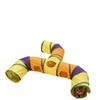 Cross-border Three-way Foldable Rainbow Tunnel for Cats and Dogs