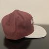 Used Brixton Cap Snapback Burgundy Red Gray
