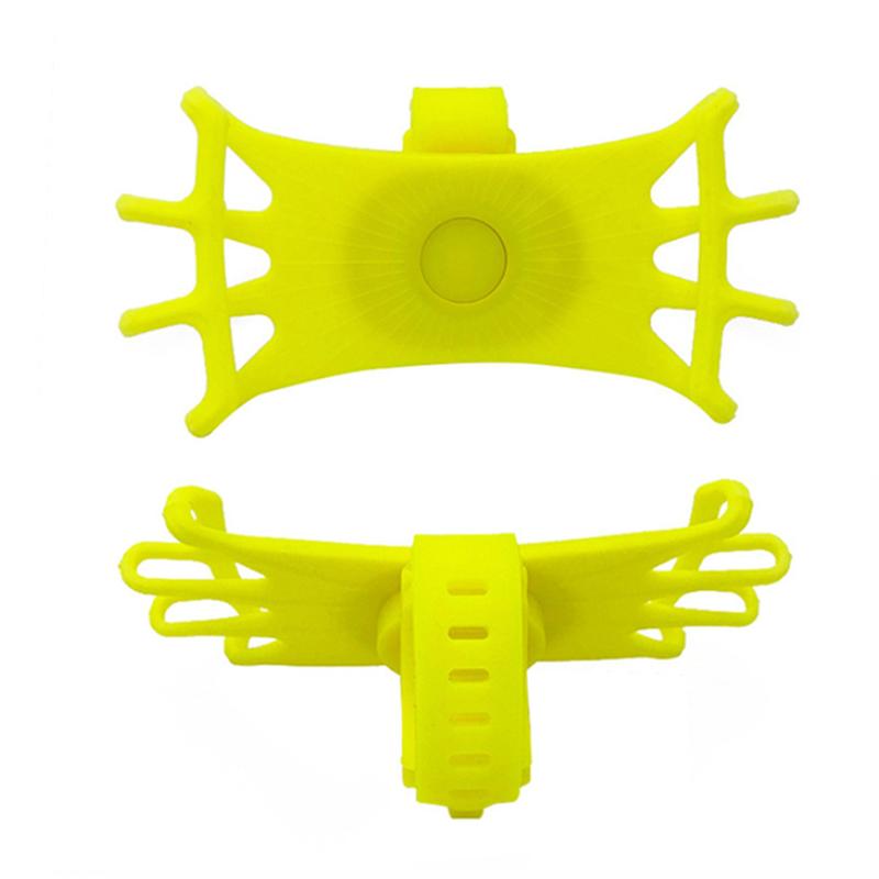 Multifunktionale Silikon-Fahrrad-Handyhalterung Outdoor-Fahrrad-Navigationsständer Laufrad Motorrad-Handyhalterung