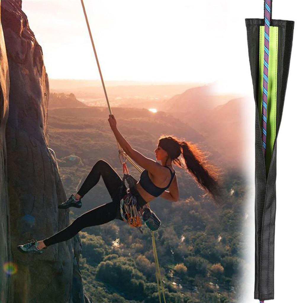 Rope Protector Climbing Climbing Rope Sleeve Rappelling Abseiling Equipment for Survival Backpacking Outdoor Caving