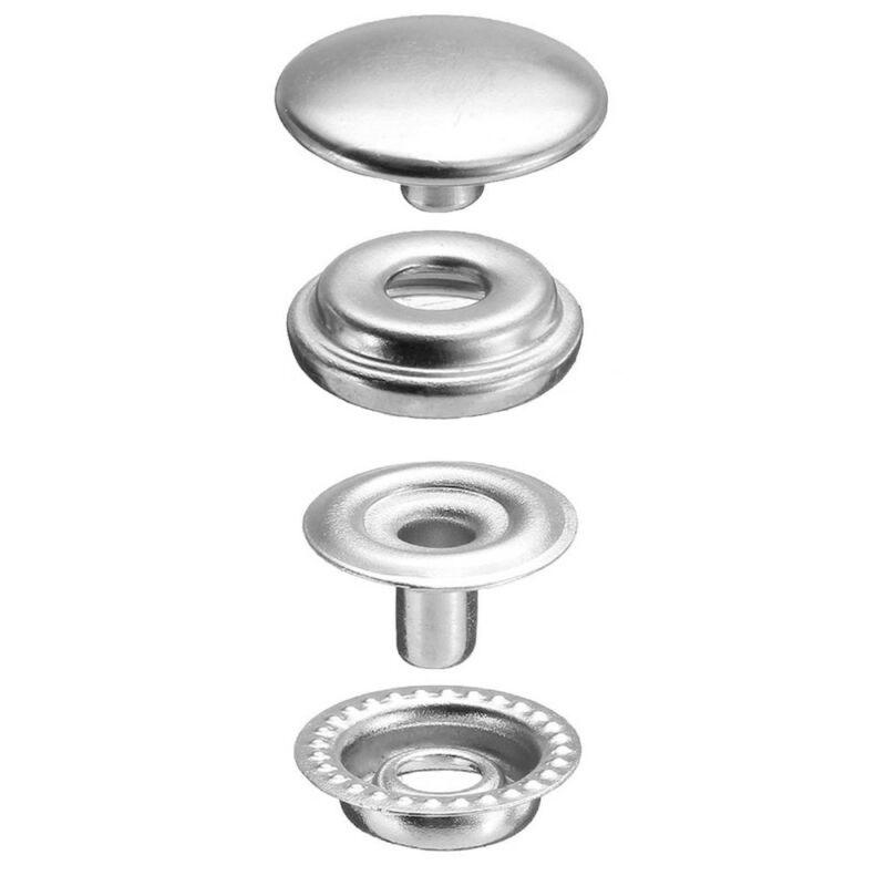 Buy Stainless Steel Metal Press Stud Snap Button Fastener For DIY