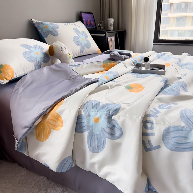 

Четыре Сезона Кондиционер Прохладное Одеяло 150/180/200 см Квин Кинг Одеяло Летнее Комфортное Пуховое Одеяло Дышащее Мягкое Покрывало 150X200CM