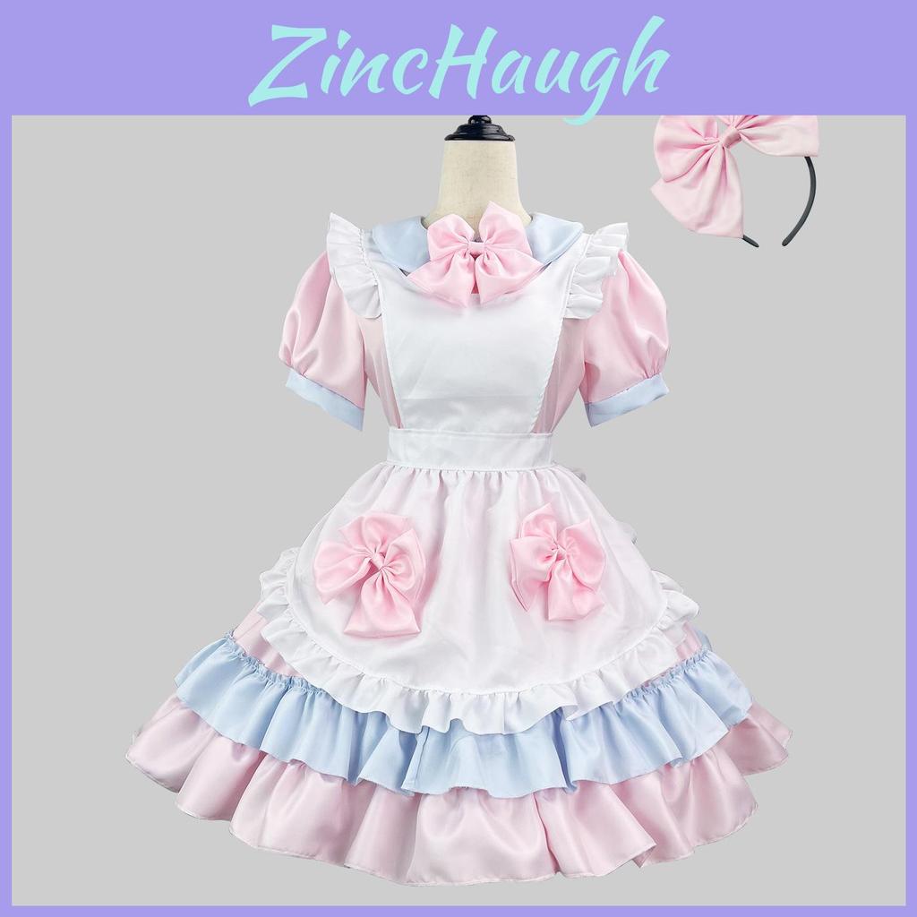 Japanese Lolita Cosplay Dress With Soft Fabric For Anime Costume Events