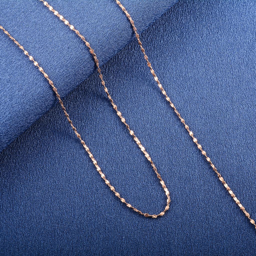 Zierliches Damen-Halskette Glitzer-Kabelkette Edelstahl Schmuckzubehör am Halsband für Damen Choker DIY Geschenk