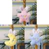 Plush Star Moon Bunny Keychain With Pp Cotton Filling For Kids And Adults