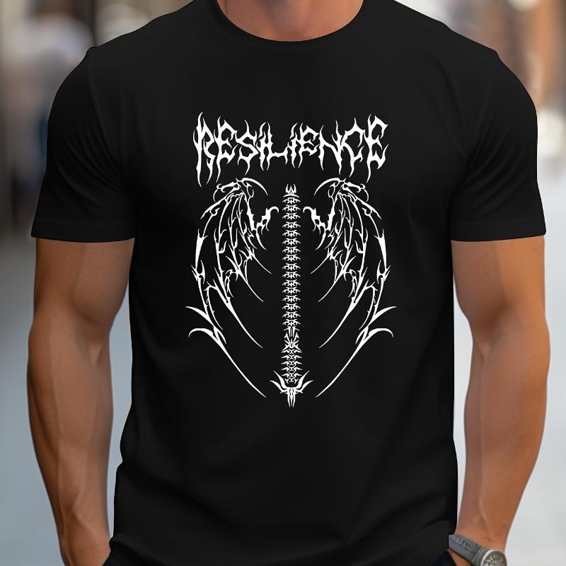 

Street Trendy Slogan Men s T-Shirt - Unique Versatile Casual Style XXL серый