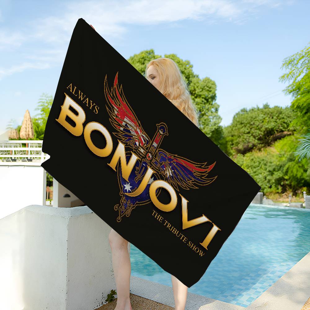 B-BonS J-Jovi Big Microfiber Beach Towels Quick Dry Towel Sand Beach Towels Pool Towel for Travel Swim Pool Yoga
