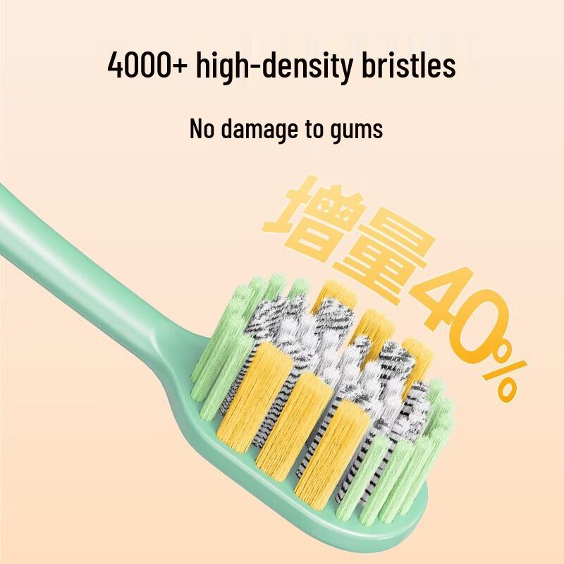 Namei 5-Layer High-Density Soft Bristle Wide Head Toothbrushes, 2-Pack