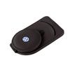 W14-Leather Car Sun Visor Glasses Holder Sunglasses Card Clip For Volkswagen VW R Polo Passat Rline Golf 4 5 6 Tiguan Jetta GTI ID.3