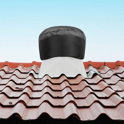 Fireplace Chimney Cap Snow Dust Protection Rainproof Roof Vent Cap Exhaust Pipe Chimney Fireplace Cover Stove Pipe Topper