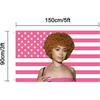 WENWELL Ice Rapper Spicy flag 3x5 Ft Outdoor Indoor,pink Icespice Poster n flag tapestry for Bedroom Living room dorm wall with Brass Grommets Vivid