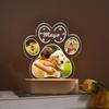 Custom Pet Photo Night Light Dog Memorial Gift Glowing LED Acrylic Light Personalized Picture Gift Home Decor For Pet Owners