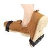 Adjustable Outdoor 7-Tooth Ice Cleats: Portable Anti-Slip Shoe Covers for Travel and Mountaineering.
