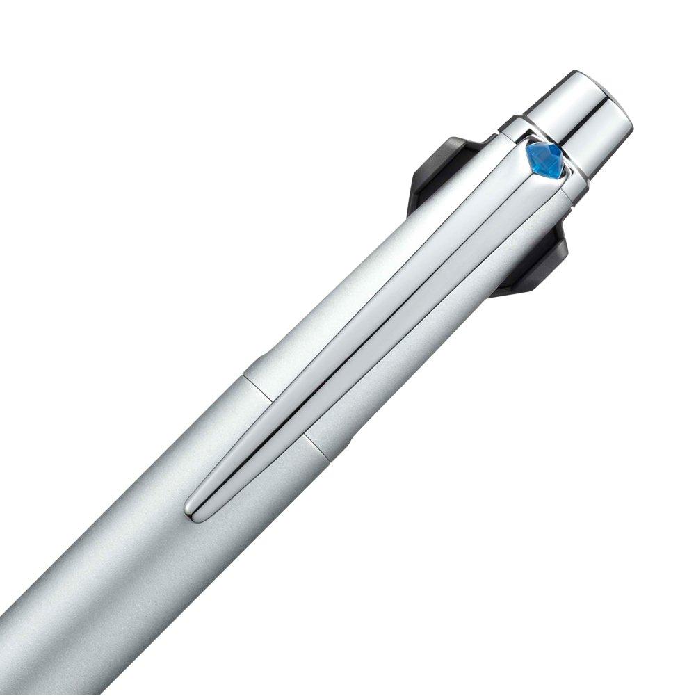 Mitsubishi Pencil Jetstream Prime Silver Ballpoint Easy To 0.7" Pen, 3-Color, Write, SXE3300007.26