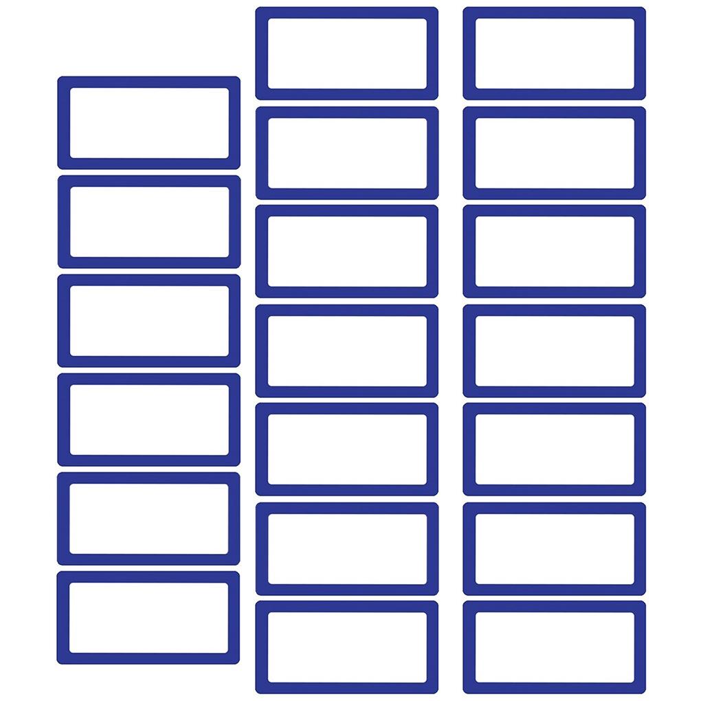 1 Set Magnetic Labels Reusable Self-Adhesive Tagboard Lightweight Tile Strong Adsorption High Definition Printing File Shelf