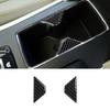 2Pcs Carbon Fiber Interior Water Cup Holder Cover Trim For Honda Accord 2013-17