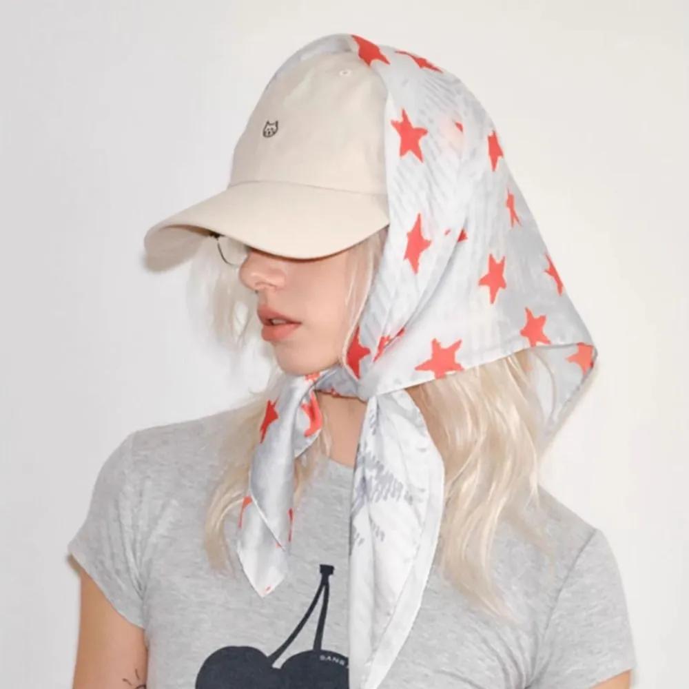 Funky Star Hair Bandana / Vintage Bohemian Square Scarf Bandana Handkerchief