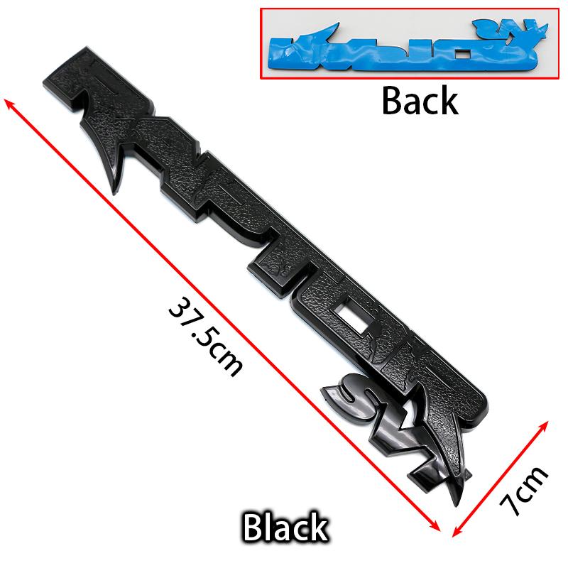 3D ABS Exterior Rear Trunk Fender Badge Emblem For Ford Raptor SVT F150 Ranger Focus Mondeo Fusion Ecosport Tuning Accessories