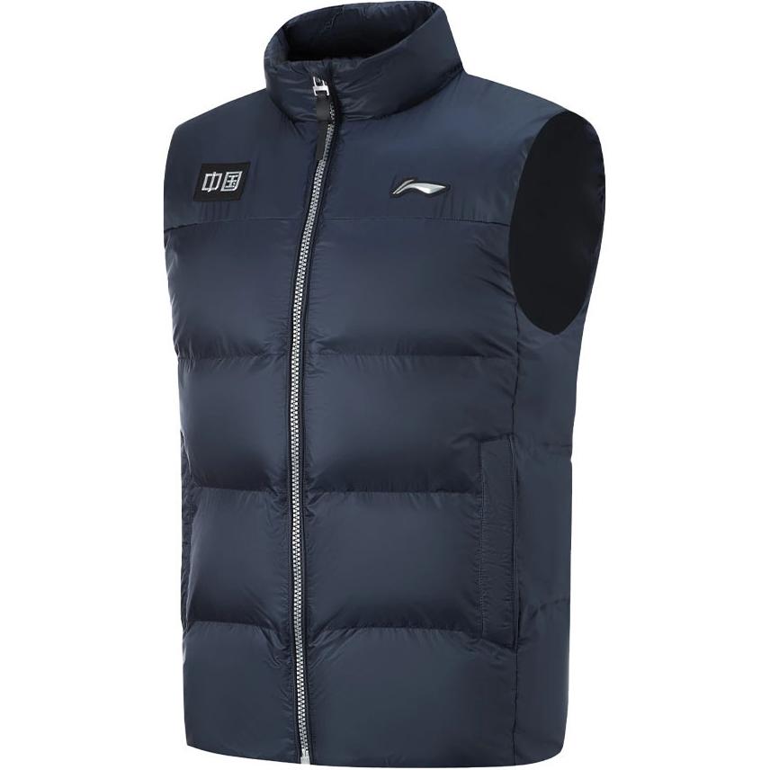 

Серия для настольного тенниса Li Ning Удобный Теплый Ветрозащитный Жилет Унисекс Жилеты Темно-синий AMMU0L31-2 3XL