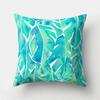 Tropical  Letter Flower Plant Polyester Pillowcase Sofa Living Room Home Decoration Car Waist Cushion Cover