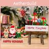 Decorative Wooden Letter Figurines For Christmas Festive Home Decoration Gift Idea