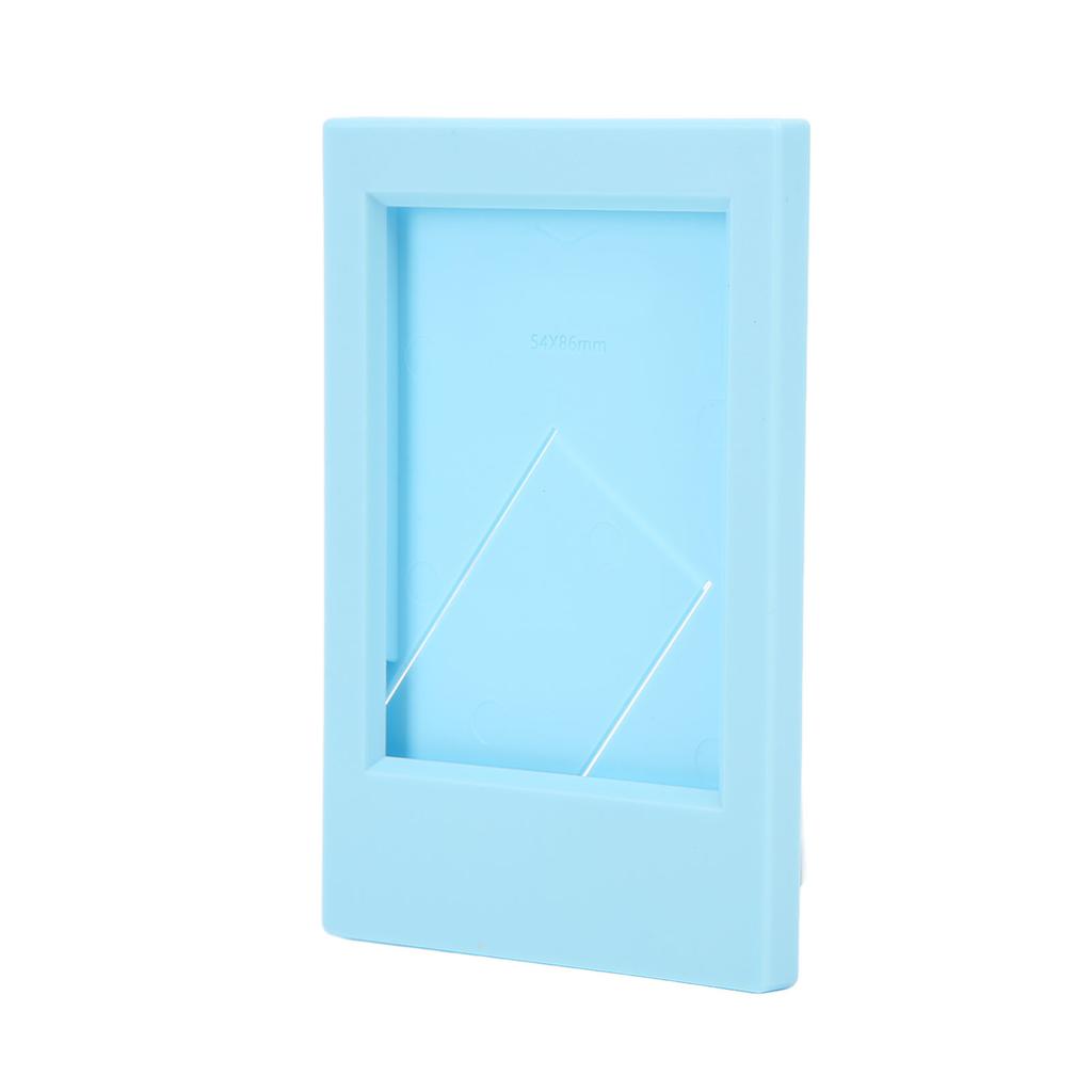 Photo Frame Plastic Rectangle Desktop Classical Stand Picture Frame for for 3in Photos