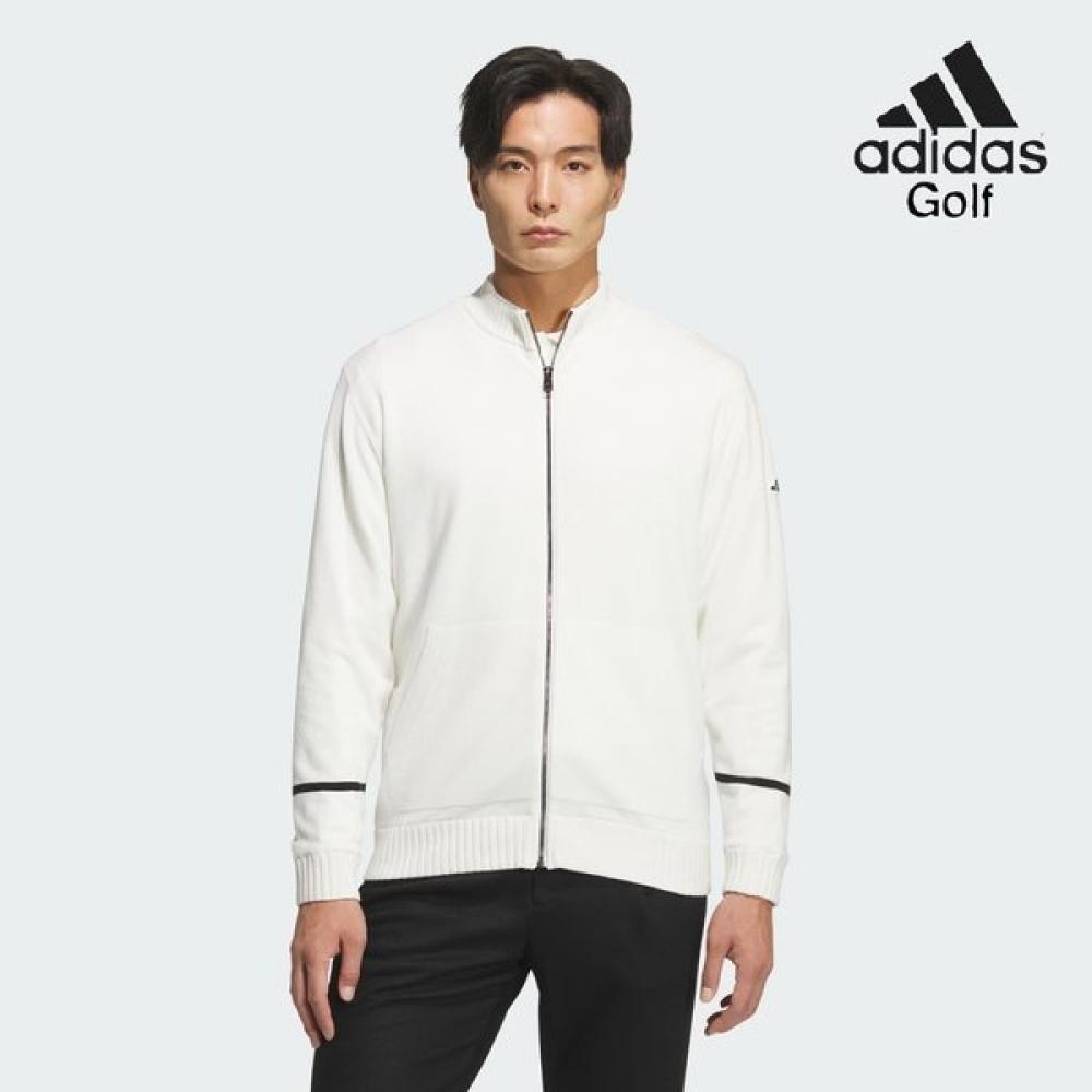 

Adidas 25fw Windproof Lining Full Zip Knit Sweater Jm9532 AL(100)/JM9532 (white)