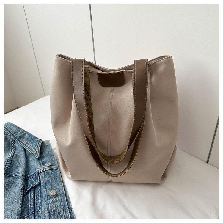 

Полотно Повсякденний Велика Місткість 2025 Новий Рання Осінь Мода Простий Тренд Закордонний Стиль Сумка-тоут на плече Жіноча хакі