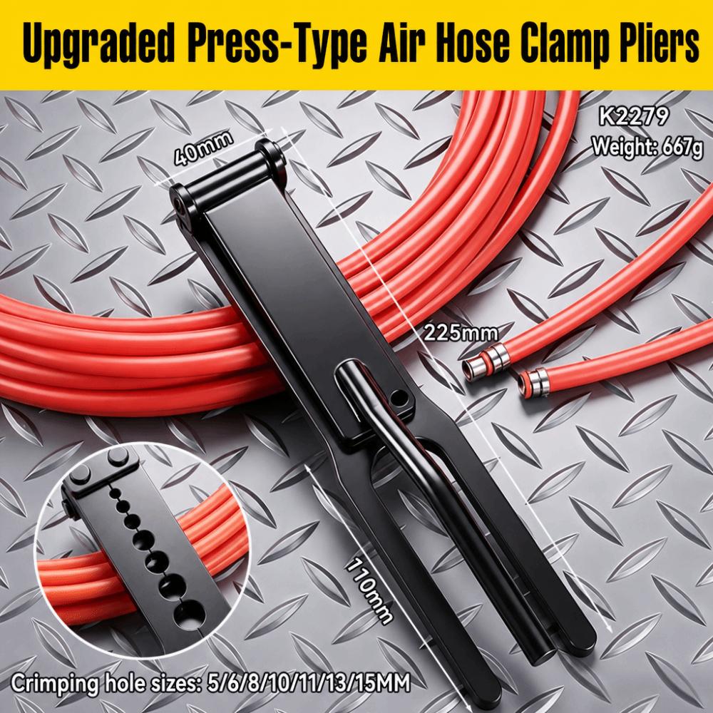 Press Type Pipe Riveting Tool Thickened Brake Hose Pliers Air Tube Pliers Pipeline Maintenance