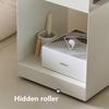 Nordic Nightstand Modern Movable Home Bedroom Furniture Bedside Table Luxury Storage Decor Nightstand Art Design Bedside Table