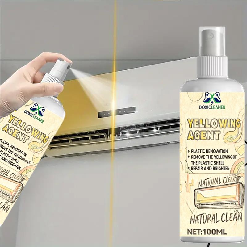 Plastic Restoration Spray - Quickly Remove Yellowing, Repair Air Conditioning Unit, Car