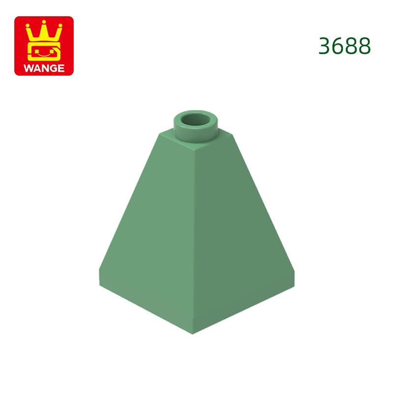 

74 Pcs/lot 3688 Slope 75° 2 x Quadruple Convex Block Moc Hue Attachments Compatible with Brick DO-IT-YOURSELF Children Playthings about 74pcs