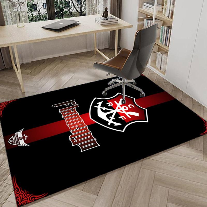 Football Club Printed Area Rug for Office, Chair Rug, Decorative Carpet Floor Mat, Large Size Fan gifts Christmas gifts