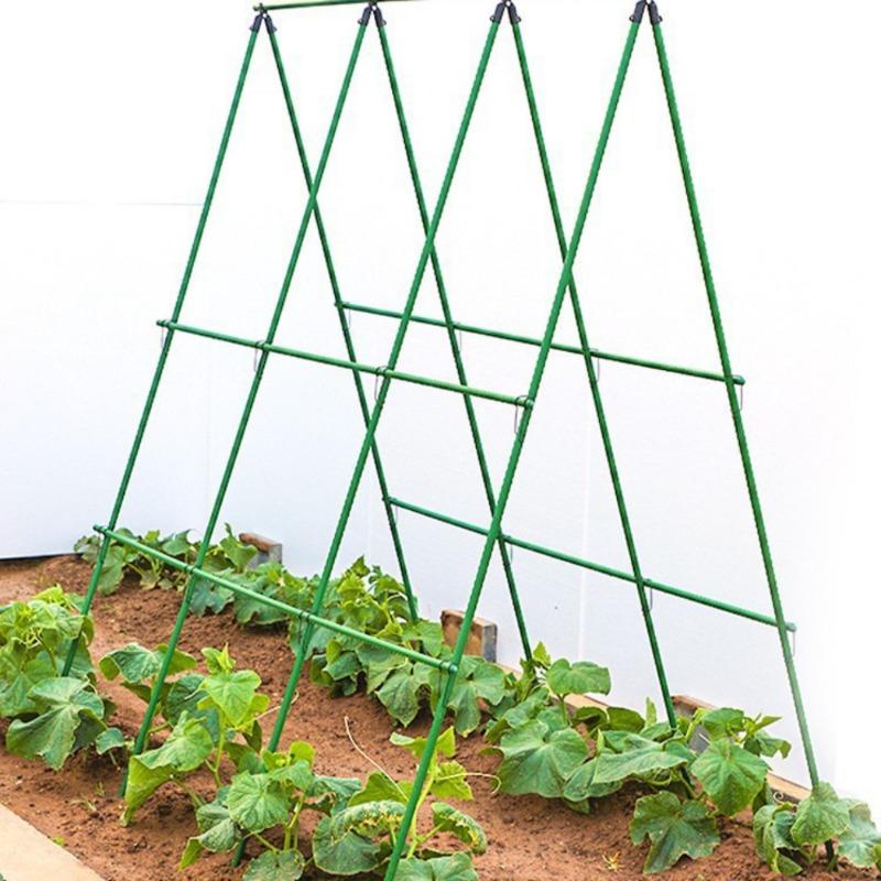 Kletterhilfen Gurke Grüne Bohnen Rankgitter Tomatenranken Gemüsepflanzen Stützstangen Ummantelte Stahlrohre kunststoffbeschichtet