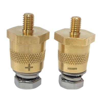 Battery Terminal Connector Versatile Battery Charging Post Threaded Terminal Stud End Metal Battery Terminal Charging Posts