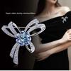 Elegant Austrian Crystal Bow Tie Brooch: Simple Alloy Lapel Pin & Scarf Buckle Accessory.