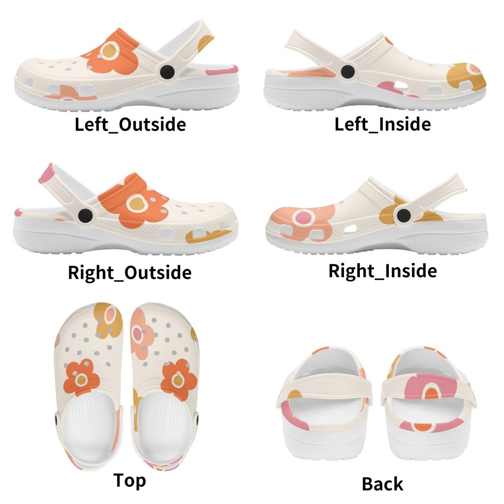 Cute Printed EVA Clogs Slippers Men Women Lightweight Soft Slip On Casual Sandals Lightweight Soft Sole Summer Daily Wear