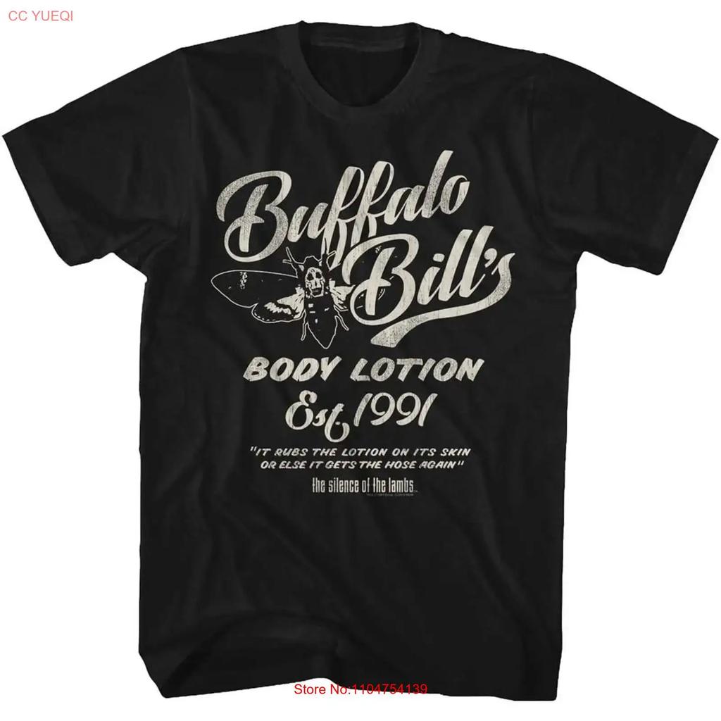 Silence of The Lambs Horror Thriller Film Body Lotion Black Adult T Shirt Vintage Washed Comfortable Homme Streetwear Slightly