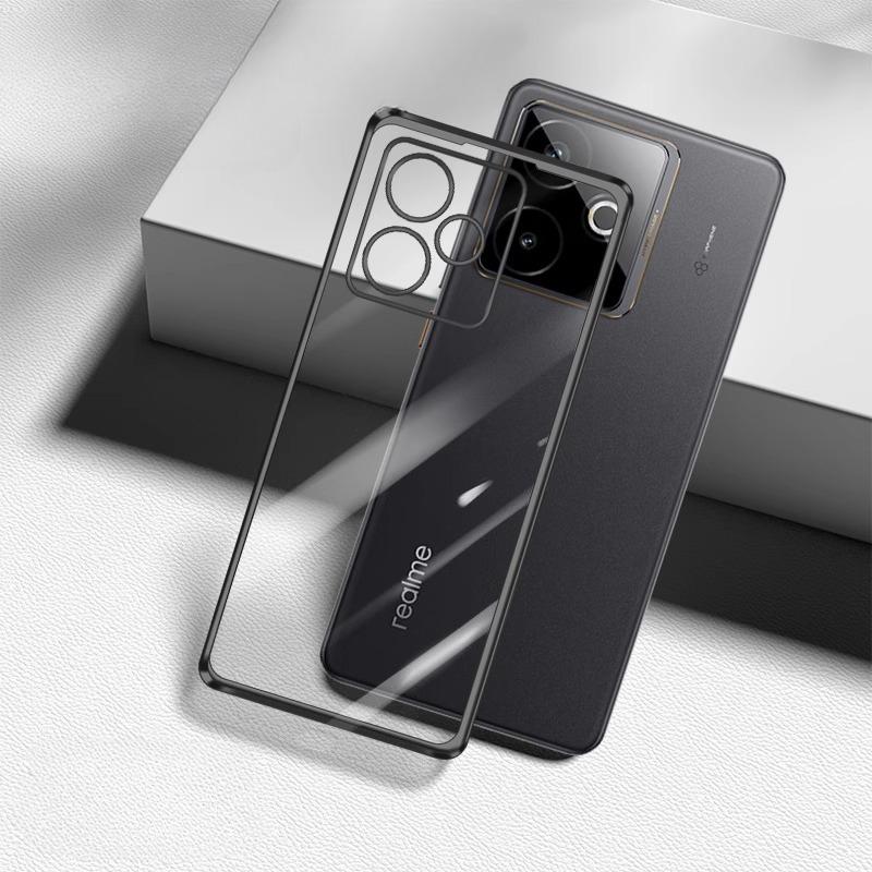 Ultra-thin Plating Silicone TPU Case For OPPO Realme GT 7 7T Electroplating Transparent Shockproof Cover For Realme GT 7 Pro