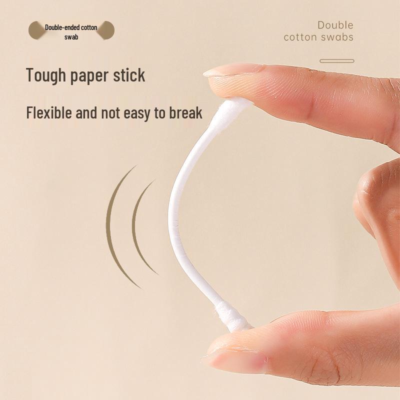 Boxed Japanese Double-Ended Cotton Swabs for Blackhead and Ear Cleaning
