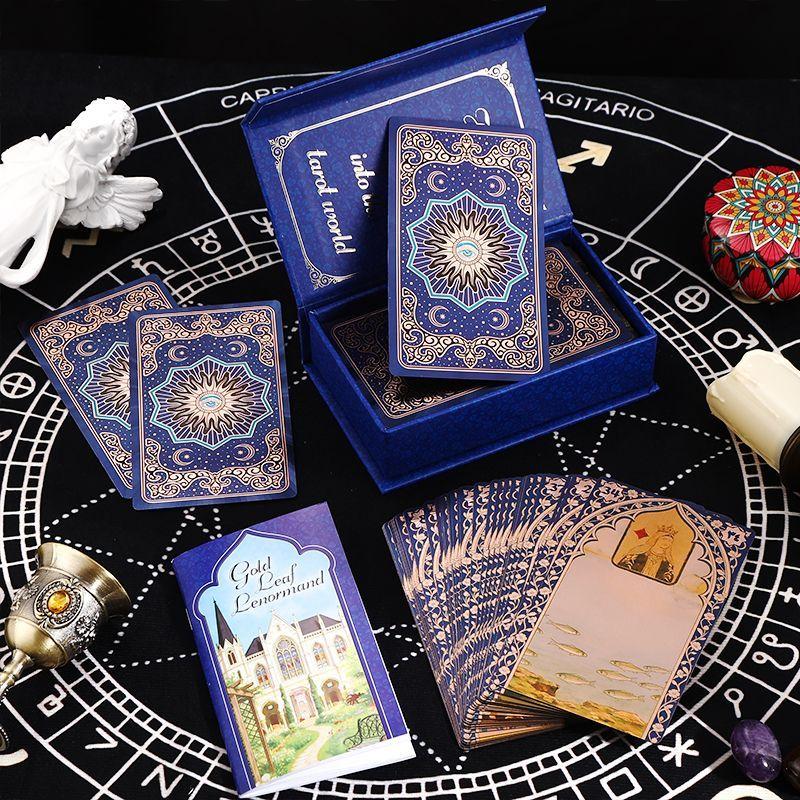 Carte Oracolo Lenormand Rana George 40 Pezzi Carte Impermeabili in PET per Divinazione & Lettura del Futuro - Mazzo Lussuoso e Durevole
