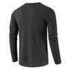 Men's Loose Casual Button Down Collar Long Sleeve Top